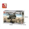 SLUBAN M38-B6600 B6600 6600 M38B6600 38-B6600 non  MÁY BAY VẬN TẢI CHINOOK bộ đồ chơi xếp lắp ráp ghép mô hình Land Forces 2 Sức Mạnh Mặt Đất 370 khối