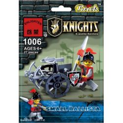 Enlighten 1006 Qman 1006 non  NHỎ bộ đồ chơi xếp lắp ráp ghép mô hình Medieval Castle SMALL BALLISTA Chiến Tranh Trung Cổ 27 khối