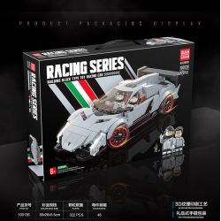 QuanGuan 100136 Quan Guan 100136 non  LAMBORGHINI ĐỘC bộ đồ chơi xếp lắp ráp ghép mô hình Racers RACING Đua Tốc Độ 322 khối