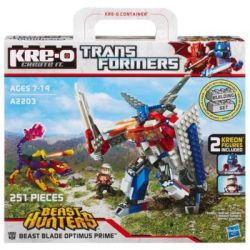 KRE-O A2203 2203 non  BEAST-EDGING. bộ đồ chơi xếp lắp ráp ghép mô hình Movie & Game BEAST BLADE OPTIMUS PRIME BUILDING SET Phim Và Trò Chơi 251 khối