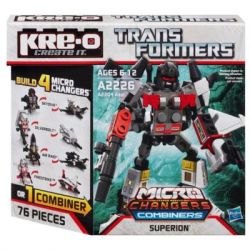 KRE-O A2226 2226 non  KHÔNG SỢ HÃI bộ đồ chơi xếp lắp ráp ghép mô hình Movie & Game SUPERION SET Phim Và Trò Chơi 76 khối