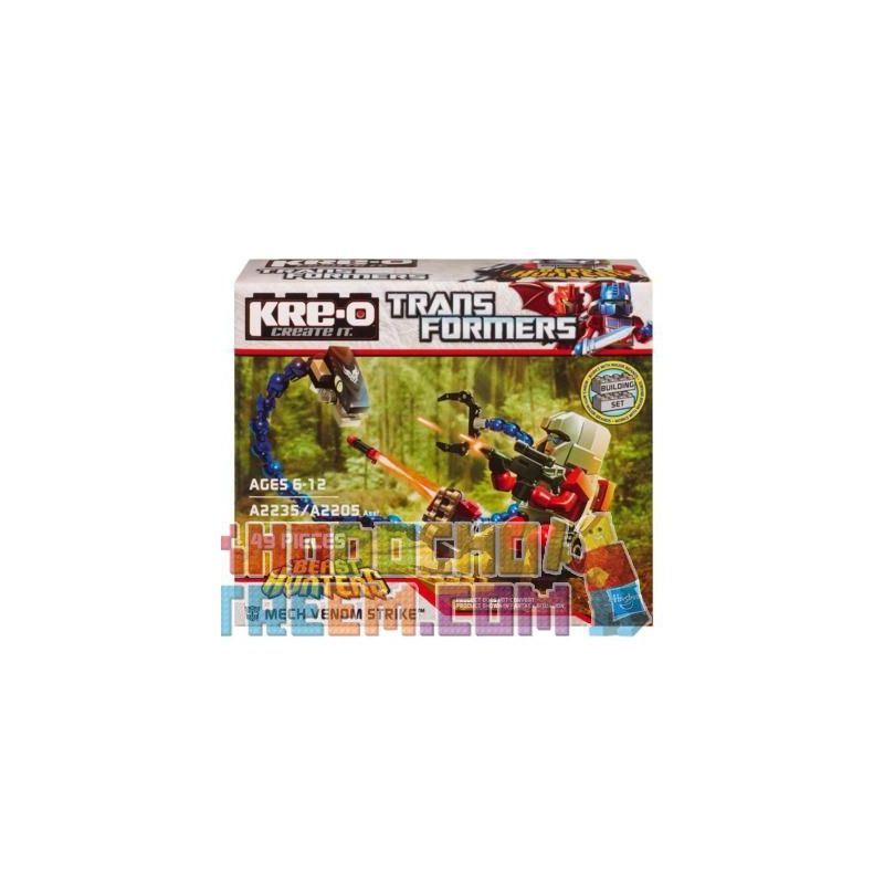 KRE-O A2235 2235 non  MÁY ĐỘC TẤN CÔNG ÁO GIÁP bộ đồ chơi xếp lắp ráp ghép mô hình Movie & Game MECH VENOM STRIKE SET Phim Và Trò Chơi 49 khối
