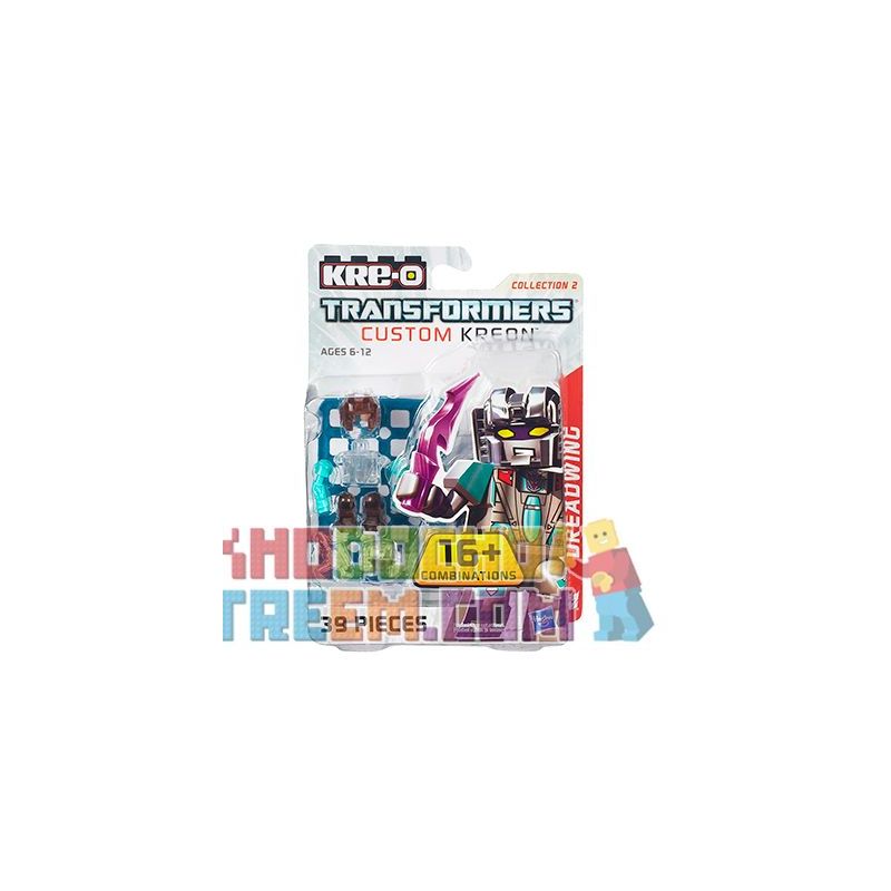 KRE-O A7315 7315 non  CẤU HÌNH NHỎ KREON TÙY CHỈNH bộ đồ chơi xếp lắp ráp ghép mô hình Collectable Minifigures CUSTOM KREON DREADWING Búp Bê Sưu Tầm 39 khối