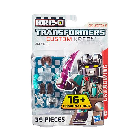 KRE-O A7315 7315 non  CẤU HÌNH NHỎ KREON TÙY CHỈNH bộ đồ chơi xếp lắp ráp ghép mô hình Collectable Minifigures CUSTOM KREON DREADWING Búp Bê Sưu Tầm 39 khối