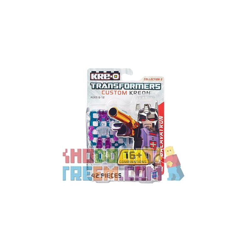 KRE-O A7316 7316 non  NHÂN VẬT NHỎ KREON TÙY CHỈNH GÂY CHẤN ĐỘNG BẦU TRỜI bộ đồ chơi xếp lắp ráp ghép mô hình Collectable Minifigures CUSTOM KREON GALVATRON SET Búp Bê Sưu Tầm 42 khối