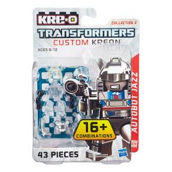 KRE-O A7318 7318 non  KREON TÙY CHỈNH MINIFIGURE JAZZ bộ đồ chơi xếp lắp ráp ghép mô hình Collectable Minifigures CUSTOM KREON AUTOBOT JAZZ SET Búp Bê Sưu Tầm 41 khối
