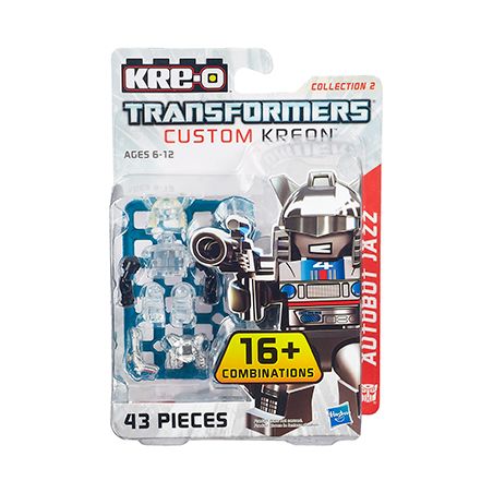 KRE-O A7318 7318 non  KREON TÙY CHỈNH MINIFIGURE JAZZ bộ đồ chơi xếp lắp ráp ghép mô hình Collectable Minifigures CUSTOM KREON AUTOBOT JAZZ SET Búp Bê Sưu Tầm 41 khối