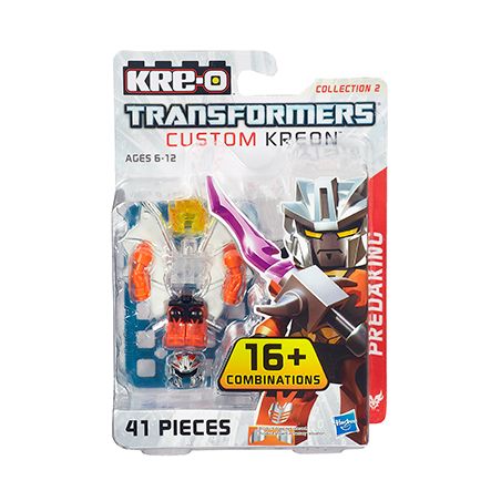 KRE-O A7319 7319 non  CẤU HÌNH NHỎ KREON TÙY CHỈNH bộ đồ chơi xếp lắp ráp ghép mô hình Collectable Minifigures CUSTOM KREON PREDAKING SET Búp Bê Sưu Tầm 41 khối