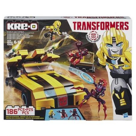 KRE-O B0949 0949 non  FRISSET BRAZZLE bộ đồ chơi xếp lắp ráp ghép mô hình Movie & Game BUMBLEBEE DISC DEMOLISHER Phim Và Trò Chơi 186 khối