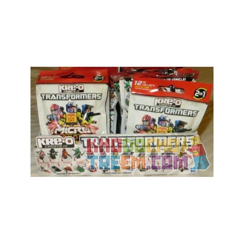 KRE-O 22981 non  KREON MICRO TRANSFORMERS WAVE 1 {GÓI NGẪU NHIÊN} bộ đồ chơi xếp lắp ráp ghép mô hình KREON MICRO-CHANGER WAVE 1 {RANDOM BAG} Robot Đại Chiến Người Máy Biến Hình