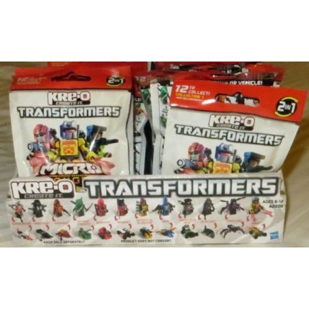 KRE-O 22981 non  KREON MICRO TRANSFORMERS WAVE 1 {GÓI NGẪU NHIÊN} bộ đồ chơi xếp lắp ráp ghép mô hình KREON MICRO-CHANGER WAVE 1 {RANDOM BAG} Robot Đại Chiến Người Máy Biến Hình