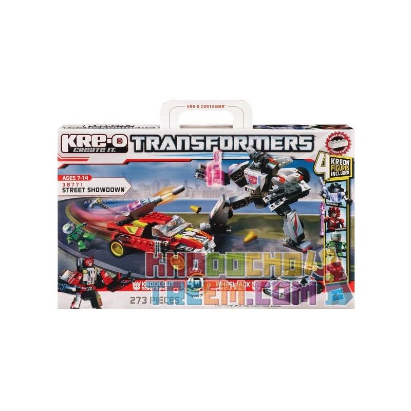 KRE-O 38771 non  CUỘC CHIẾN ĐƯỜNG PHỐ bộ đồ chơi xếp lắp ráp ghép mô hình Street STREET SHOWDOWN 273 khối