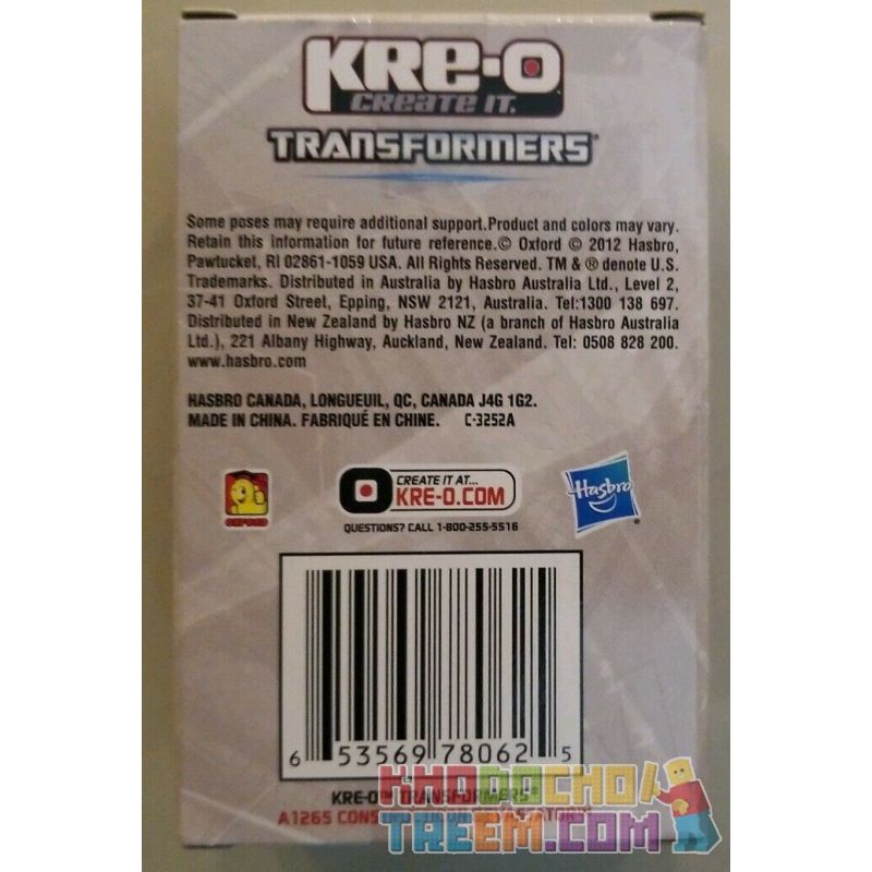 KRE-O A1265 1265 non  HERCULES (ĐỘC QUYỀN BOTCON 2013) bộ đồ chơi xếp lắp ráp ghép mô hình Movie & Game CONSTRUCTICON DEVASTATOR (BOTCON 2013 EXCLUSIVE) Phim Và Trò Chơi