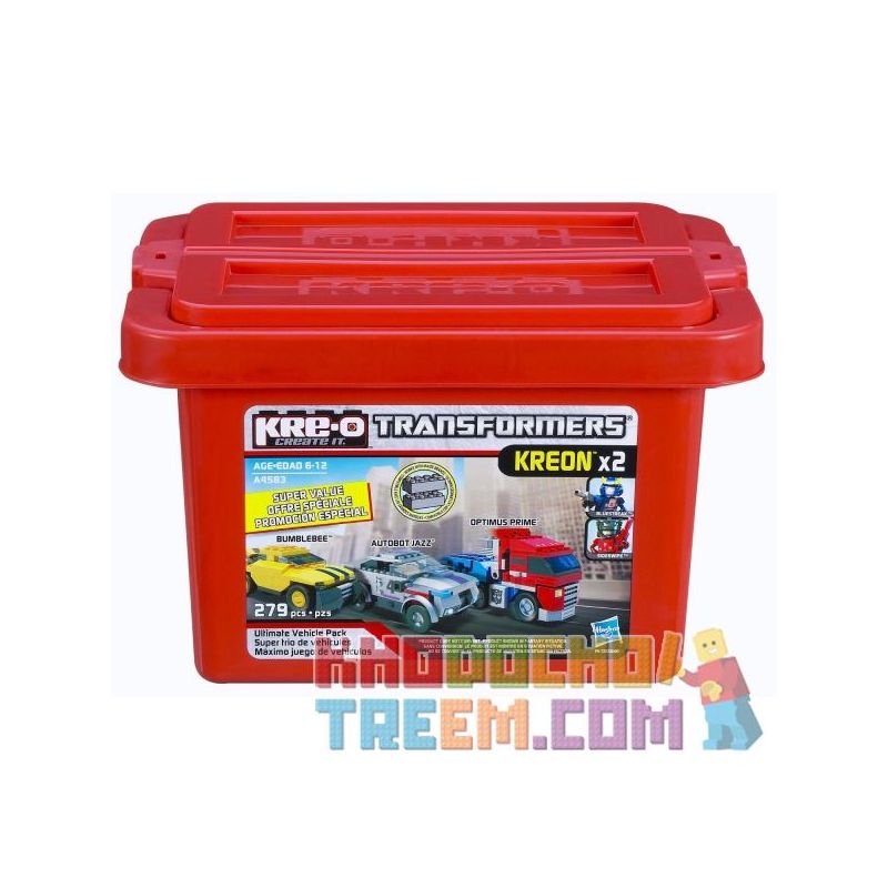 KRE-O A4583 4583 non  GÓI PHƯƠNG TIỆN TỐI ƯU bộ đồ chơi xếp lắp ráp ghép mô hình Movie & Game ULTIMATE VEHICLE PACK Phim Và Trò Chơi 279 khối