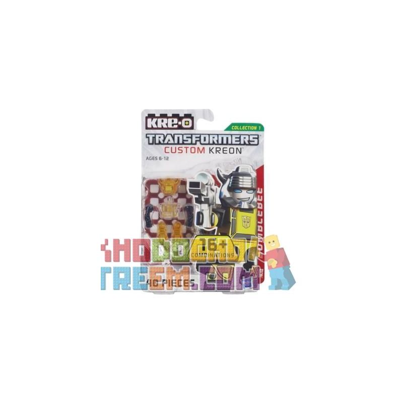 KRE-O A6087 6087 non  NGƯỜI TÙY CHỈNH BIẾN ÁP KRE-O bộ đồ chơi xếp lắp ráp ghép mô hình Transformers KRE-O TRANSFORMERS CUSTOM KREON BUMBLEBEE SET Robot Đại Chiến Người Máy Biến Hình 40 khối