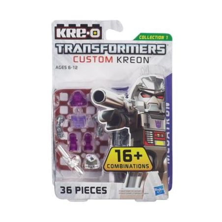KRE-O A6088 6088 non  KRE-O TRANSFORMERS TÙY CHỈNH MINIFIGURE MEGATRON bộ đồ chơi xếp lắp ráp ghép mô hình KRE-O TRANSFORMERS CUSTOM KREON MEGATRON SET Robot Đại Chiến Người Máy Biến Hình 36 khối