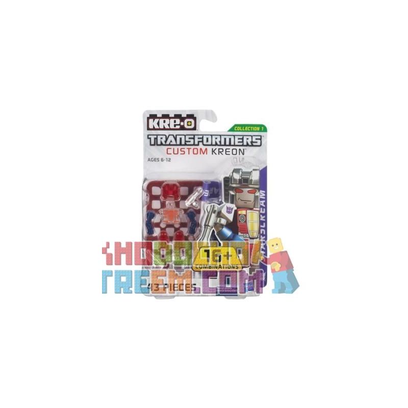KRE-O A6089 6089 non  KRE-O TRANSFORMERS TÙY CHỈNH MINIFIGURE STARSCREAM bộ đồ chơi xếp lắp ráp ghép mô hình KRE-O TRANSFORMERS CUSTOM KREON STARSCREAM SET Robot Đại Chiến Người Máy Biến Hình 36 khối