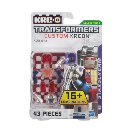 KRE-O A6089 6089 non  KRE-O TRANSFORMERS TÙY CHỈNH MINIFIGURE STARSCREAM bộ đồ chơi xếp lắp ráp ghép mô hình KRE-O TRANSFORMERS CUSTOM KREON STARSCREAM SET Robot Đại Chiến Người Máy Biến Hình 36 khối
