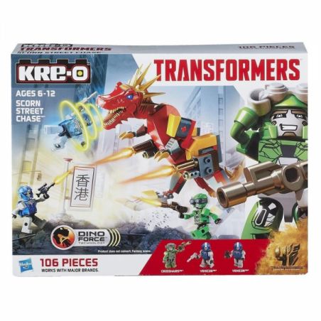 KRE-O A6950 6950 non  RƯỢT ĐUỔI TRÊN ĐƯỜNG PHỐ bộ đồ chơi xếp lắp ráp ghép mô hình Street SCORN STREET CHASE 106 khối