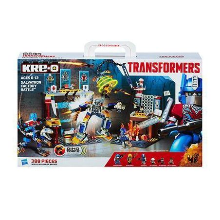 KRE-O A6952 6952 non  TẤN CÔNG NHÀ MÁY TIANGONG bộ đồ chơi xếp lắp ráp ghép mô hình Factory GALVATRON FACTORY BATTLE SET 388 khối