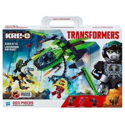 KRE-O A6956 6956 non  CUỘC KHÔNG KÍCH GIAM GIỮ bộ đồ chơi xếp lắp ráp ghép mô hình Movie & Game LOCKDOWN AIR RAID Phim Và Trò Chơi 203 khối