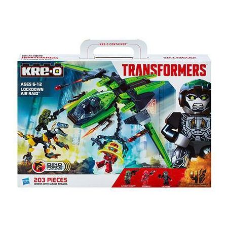KRE-O A6956 6956 non  CUỘC KHÔNG KÍCH GIAM GIỮ bộ đồ chơi xếp lắp ráp ghép mô hình Movie & Game LOCKDOWN AIR RAID Phim Và Trò Chơi 203 khối