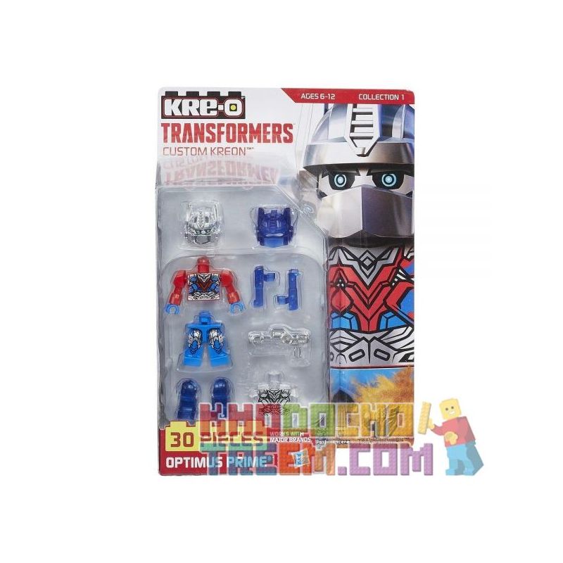 KRE-O A7836 7836 non  CẤU HÌNH MINI TÙY CHỈNH KRE-O OPTIMUS PRIME bộ đồ chơi xếp lắp ráp ghép mô hình Collectable Minifigures CUSTOM KREON OPTIMUS PRIME Búp Bê Sưu Tầm 30 khối