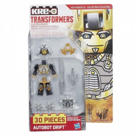 KRE-O A7839 7839 non  SỰ TRÔI DẠT MINIFIGURE TÙY CHỈNH KRE-O bộ đồ chơi xếp lắp ráp ghép mô hình Collectable Minifigures CUSTOM KREON AUTOBOT DRIFT Búp Bê Sưu Tầm 30 khối