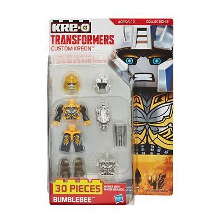 KRE-O A9229 9229 non  BUMBLEBEE MINIFIGURE TÙY CHỈNH KRE-O bộ đồ chơi xếp lắp ráp ghép mô hình Collectable Minifigures CUSTOM KREON BUMBLEBEE SET Búp Bê Sưu Tầm 30 khối