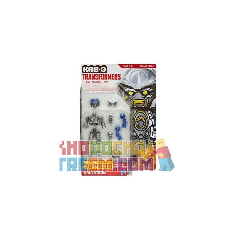 KRE-O A9230 9230 non  CẤU HÌNH THU NHỎ TÙY CHỈNH KRE-O GÂY CHẤN ĐỘNG BẦU TRỜI bộ đồ chơi xếp lắp ráp ghép mô hình Collectable Minifigures CUSTOM KREON GALVATRON SET Búp Bê Sưu Tầm 30 khối