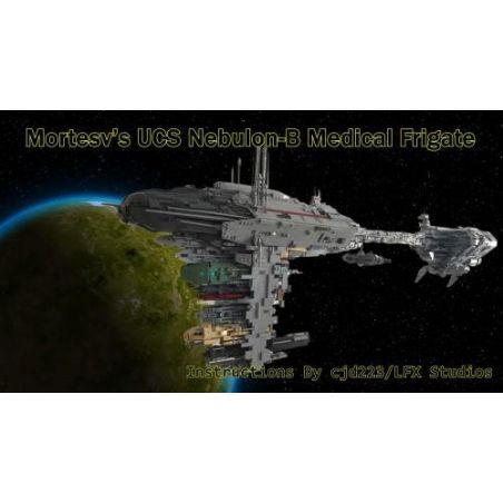 MouldKing 21001 Mould King 21001 REBRICKABLE MOC-5083 5083 MOC5083 non  KHINH HẠM Y TẾ NEBULA-B bộ đồ chơi xếp lắp ráp ghép mô hình Star Wars MORTESV'S UCS NEBULON-B MEDICAL FRIGATE Chiến Tranh Giữa Các Vì Sao 5724 khối