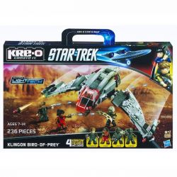 KRE-O A3136 3136 non  KLINGONG RAUSANT FIGHTER. bộ đồ chơi xếp lắp ráp ghép mô hình Movie & Game KLINGON BIRD-OF-PREY CONSTRUCTION SET Phim Và Trò Chơi 236 khối