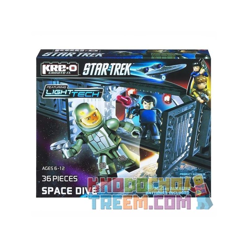 KRE-O A3138 3138 non  DU HÀNH VŨ TRỤ bộ đồ chơi xếp lắp ráp ghép mô hình Space SPACE DIVE CONSTRUCTION SET Thám Hiểm Không Gian 36 khối