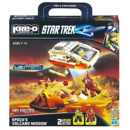 KRE-O A3139 3139 non  NHIỆM VỤ NÚI LỬA CỦA SPOCK bộ đồ chơi xếp lắp ráp ghép mô hình Movie & Game SPOCK'S VOLCANO MISSION CONSTRUCTION SET Phim Và Trò Chơi 141 khối