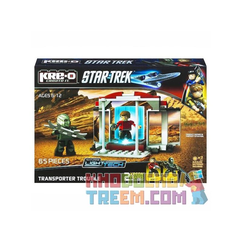 KRE-O A3140 3140 non  SỰ CỐ KHI GỬI bộ đồ chơi xếp lắp ráp ghép mô hình Movie & Game TRANSPORTER TROUBLE CONSTRUCTION SET Phim Và Trò Chơi 65 khối