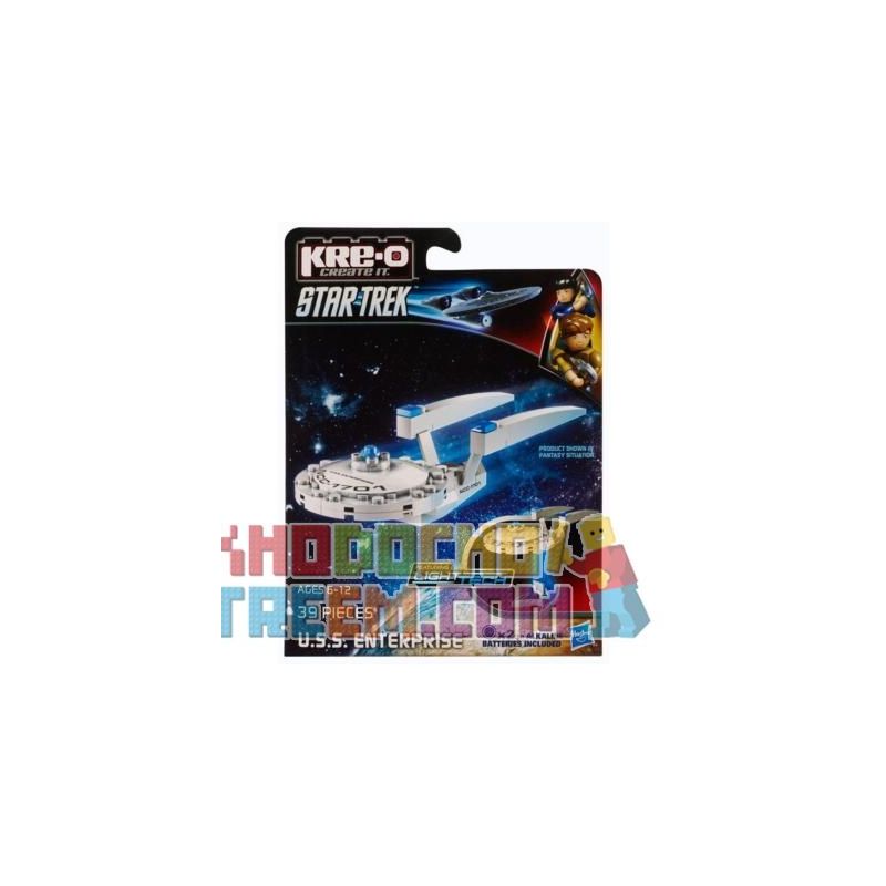 KRE-O A3368 3368 non  SỐ DOANH NGHIỆP U.S.S. bộ đồ chơi xếp lắp ráp ghép mô hình Movie & Game U.S.S. ENTERPRISE CONSTRUCTION SET Phim Và Trò Chơi 39 khối