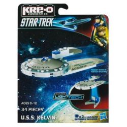 KRE-O A3370 3370 non  HOA KỲ KAIREN. bộ đồ chơi xếp lắp ráp ghép mô hình Movie & Game U.S.S. KELVIN CONSTRUCTION SET Phim Và Trò Chơi 34 khối