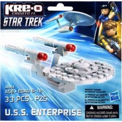 KRE-O A4254 4254 non  TÀI KHOẢN DOANH NGHIỆP U.S.S. (ĐỘC QUYỀN CỦA GAMESTOP) bộ đồ chơi xếp lắp ráp ghép mô hình Movie & Game U.S.S. ENTERPRISE (GAMESTOP EXCLUSIVE) Phim Và Trò Chơi 33 khối