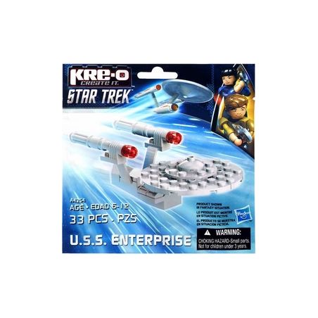 KRE-O A4254 4254 non  TÀI KHOẢN DOANH NGHIỆP U.S.S. (ĐỘC QUYỀN CỦA GAMESTOP) bộ đồ chơi xếp lắp ráp ghép mô hình Movie & Game U.S.S. ENTERPRISE (GAMESTOP EXCLUSIVE) Phim Và Trò Chơi 33 khối