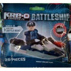 KRE-O A0794 0794 non  TÀU CHIẾN bộ đồ chơi xếp lắp ráp ghép mô hình Military Army BATTLE BOAT Quân Sự Bộ Đội 26 khối