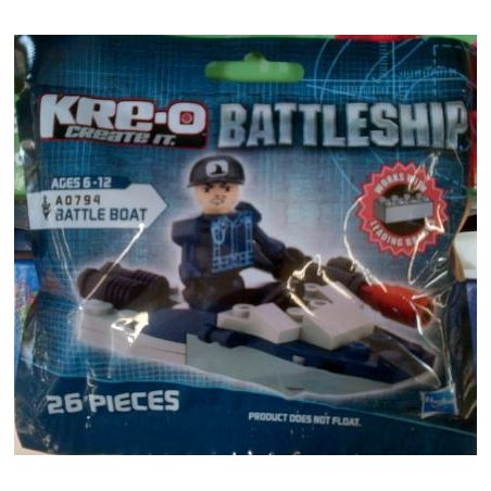 KRE-O A0794 0794 non  TÀU CHIẾN bộ đồ chơi xếp lắp ráp ghép mô hình Military Army BATTLE BOAT Quân Sự Bộ Đội 26 khối