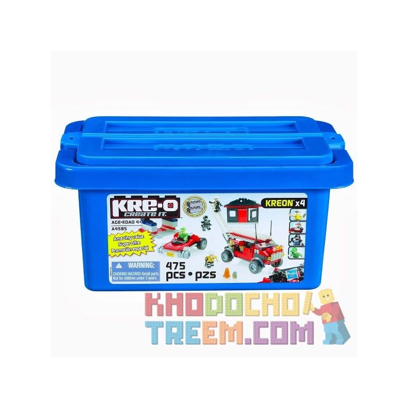 KRE-O A4585 4585 non  GIÁ TRỊ XE CỨU HỘ bộ đồ chơi xếp lắp ráp ghép mô hình Creator RESCUE VEHICLE VALUE BUCKET Sáng Tạo 475 khối