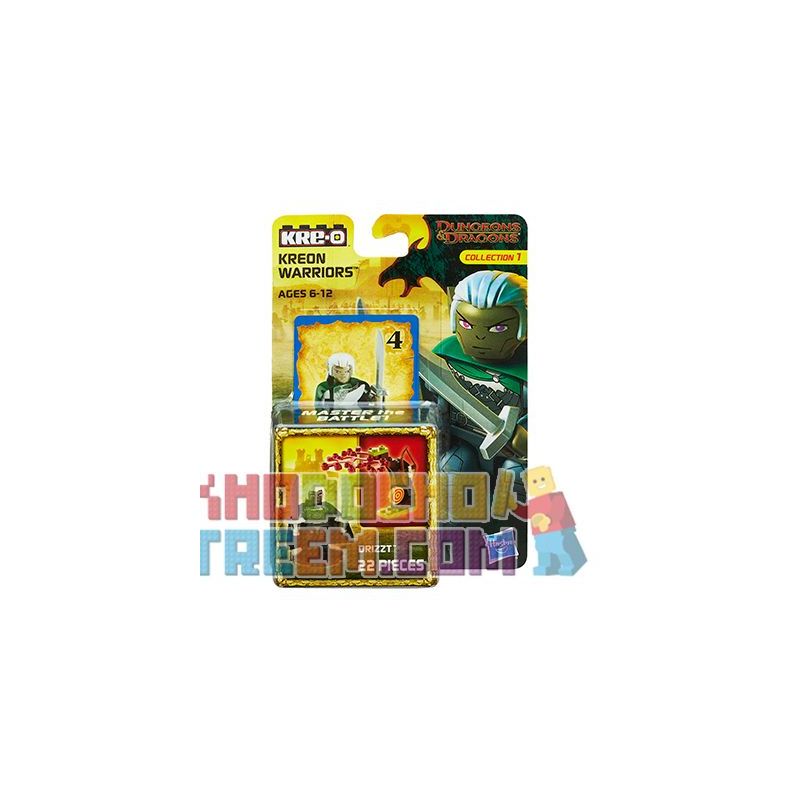 KRE-O A7710 7710 non  DRIZZ. bộ đồ chơi xếp lắp ráp ghép mô hình Computer Games DRIZZT Trò Chơi 22 khối