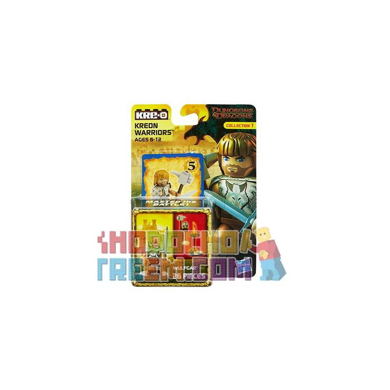 KRE-O A7711 7711 non  WULFGAR. bộ đồ chơi xếp lắp ráp ghép mô hình Computer Games Trò Chơi 26 khối