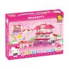 OXFORD HK12000 12000 non  CÀ PHÊ HELLOKITTY bộ đồ chơi xếp lắp ráp ghép mô hình Hello Kitty 헬로키티 미니마차