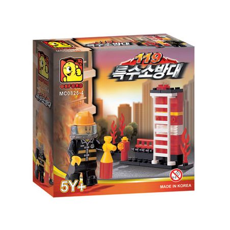 OXFORD MC0825-4 0825-4 non  119 XE CỨU HỎA bộ đồ chơi xếp lắp ráp ghép mô hình City 119특수소방대(119 SPECIAL FIRE BRIGADE) Thành Phố