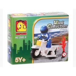 OXFORD MC2000-8 2000-8 MC3121-8 3121-8 non  NGƯỜI ĐI MÔ TÔ bộ đồ chơi xếp lắp ráp ghép mô hình City BIKER Thành Phố