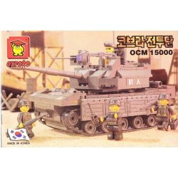 OXFORD OCM15000 15000 SLUBAN 6500 non  XE TĂNG M1A1 CỦA HÀN QUỐC bộ đồ chơi xếp lắp ráp ghép mô hình Military Army 코브라전투단 한국형K1A1전차 Quân Sự Bộ Đội 312 khối