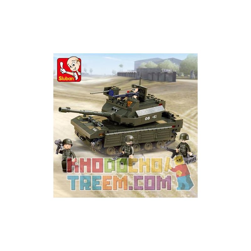 OXFORD OCM15000 15000 SLUBAN 6500 non  XE TĂNG M1A1 CỦA HÀN QUỐC bộ đồ chơi xếp lắp ráp ghép mô hình Military Army 코브라전투단 한국형K1A1전차 Quân Sự Bộ Đội 312 khối