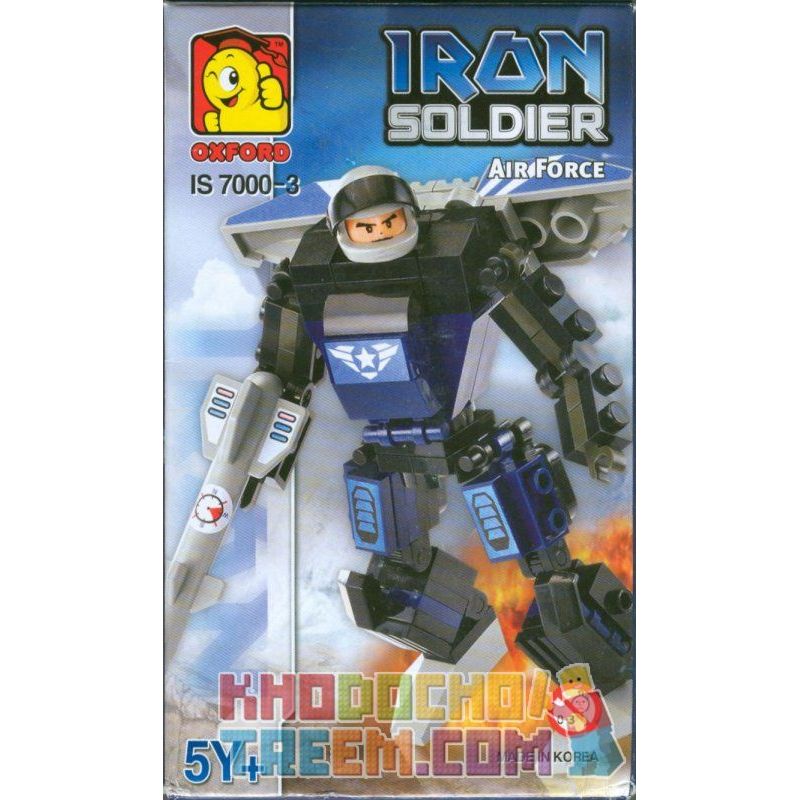OXFORD IS7000-3 7000-3 IS 3051-3 non  LỰC LƯỢNG LÍNH THÉP bộ đồ chơi xếp lắp ráp ghép mô hình IRON SOLDIER AIR FORCE